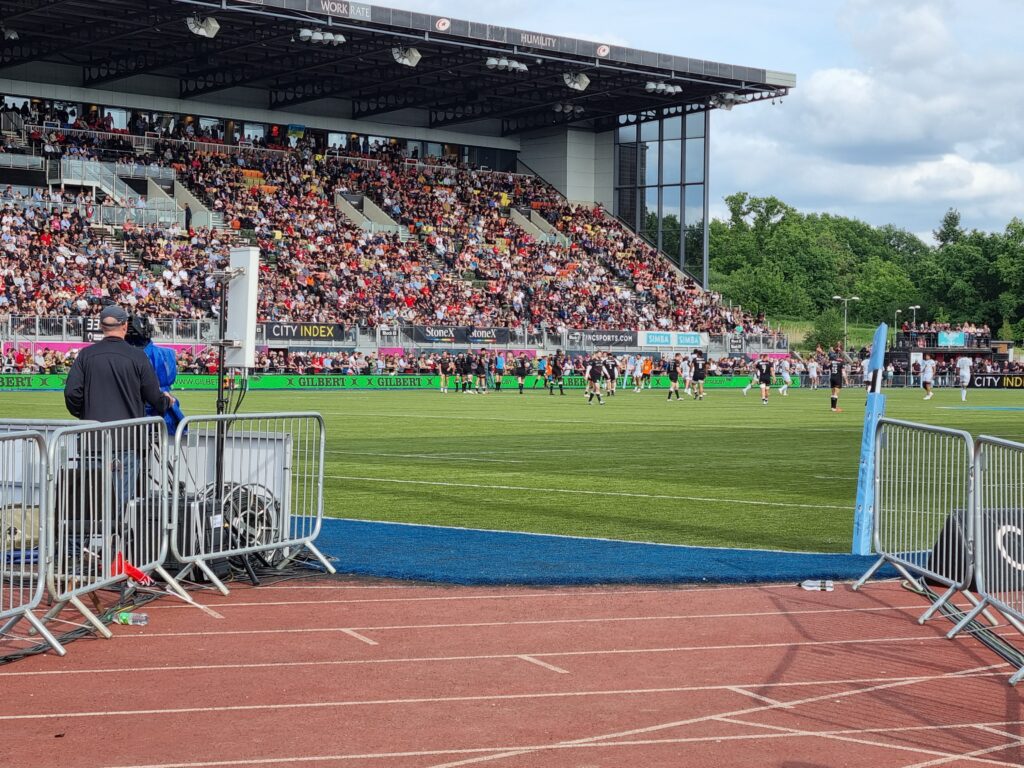 Broadcasting Premiership Rugby over a Pop-up 5GSA Network